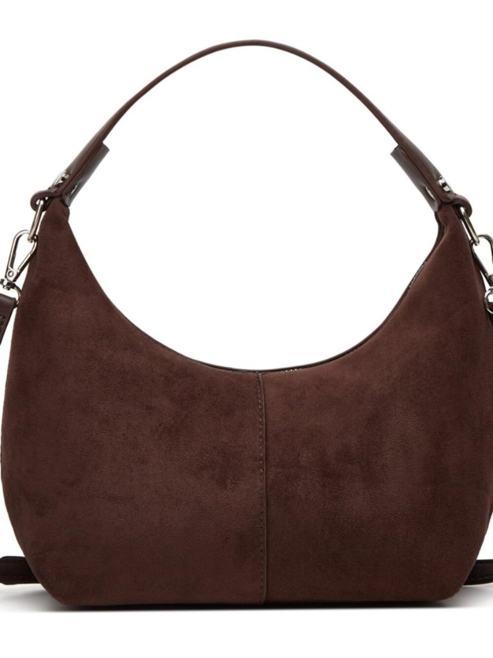 Suede Crescent Bag Women 2026 Retro Suede Slouchy Bag Fall Work Handbag Shoulder